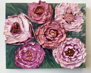 Spring Peony Bouquet by Lisa Elley |  Context View of Artwork 