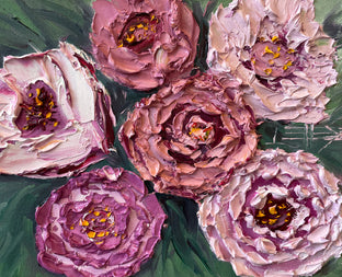 Spring Peony Bouquet by Lisa Elley |  Artwork Main Image 