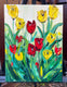 Original art for sale at UGallery.com | Springtime Tulips by Lisa Elley | $675 | oil painting | 16' h x 12' w | thumbnail 3