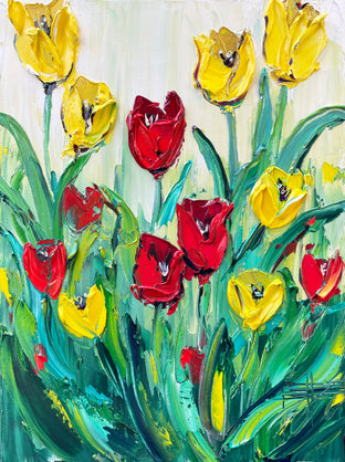 Springtime Tulips by Lisa Elley |  Artwork Main Image 