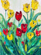 Original art for sale at UGallery.com | Springtime Tulips by Lisa Elley | $675 | oil painting | 16' h x 12' w | thumbnail 1