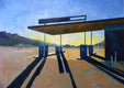 Original art for sale at UGallery.com | Long Shadows by Mitchell Freifeld | $900 | oil painting | 25' h x 35' w | thumbnail 1