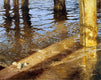 Original art for sale at UGallery.com | Under the Pier by Kent Sullivan | $1,275 | oil painting | 16' h x 20' w | thumbnail 1