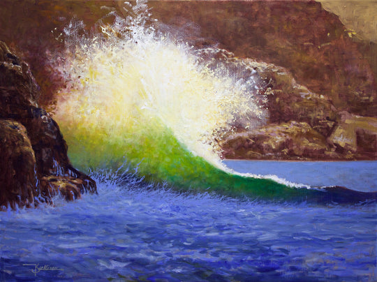 Brilliant Wave by Kent Sullivan - oil painting | UGallery