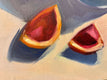 Original art for sale at UGallery.com | Bowl of Blood Oranges by Malia Pettit | $275 | oil painting | 10' h x 10' w | thumbnail 4