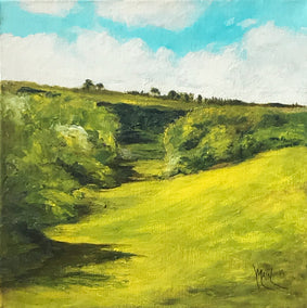 oil painting by Mandy Main titled Afternoon in Tuscany