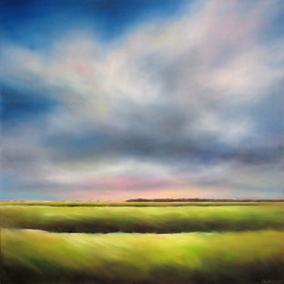 Marsh, Partly Cloudy by Nancy Hughes Miller |  Context View of Artwork 