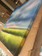 Original art for sale at UGallery.com | Marsh, Partly Cloudy by Nancy Hughes Miller | $2,200 | oil painting | 36' h x 36' w | thumbnail 2