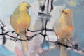 Original art for sale at UGallery.com | Bird Lounge by Mary Pratt | $1,025 | oil painting | 12' h x 24' w | thumbnail 4