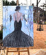 Original art for sale at UGallery.com | From Far Away by Mary Pratt | $2,200 | oil painting | 40' h x 30' w | thumbnail 3