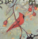 Original art for sale at UGallery.com | Tiny Red by Mary Pratt | $475 | oil painting | 16' h x 16' w | thumbnail 1