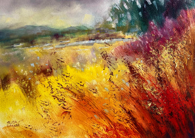 oil painting by Melissa Gannon titled Autumn Hues