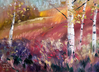 oil painting by Melissa Gannon titled Spirit & Magic of Fall