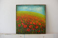 Original art for sale at UGallery.com | Monet's Poppies by Sally Adams | $600 | acrylic painting | 20' h x 20' w | thumbnail 1