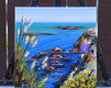 Original art for sale at UGallery.com | California Dream by Lisa Elley | $400 | oil painting | 12' h x 12' w | thumbnail 3