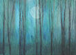 Original art for sale at UGallery.com | Moondance Fifteen by Valerie Berkely | $450 | mixed media artwork | 18' h x 24' w | thumbnail 1