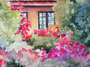 Mountain Villa by Catherine McCargar |   Closeup View of Artwork 