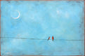 Original art for sale at UGallery.com | Mr. and Mrs. II by Sally Adams | $1,075 | acrylic painting | 20' h x 30' w | thumbnail 1