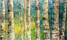 Original art for sale at UGallery.com | Murmurs of Summer by Tatiana Iliina | $3,125 | acrylic painting | 36' h x 48' w | thumbnail 4