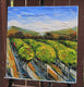 Original art for sale at UGallery.com | Napa Valley in the Summer by Lisa Elley | $675 | oil painting | 20' h x 20' w | thumbnail 3