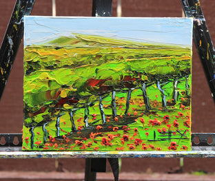 Napa Valley Greenery by Lisa Elley |  Context View of Artwork 