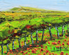 Original art for sale at UGallery.com | Napa Valley Greenery by Lisa Elley | $275 | oil painting | 8' h x 10' w | thumbnail 1