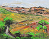 Original art for sale at UGallery.com | Wine Country by Lisa Elley | $325 | oil painting | 8' h x 10' w | thumbnail 1