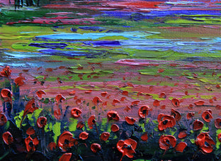 Napa Valley Poppies by Lisa Elley |   Closeup View of Artwork 