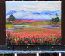 Original art for sale at UGallery.com | Napa Valley Poppies by Lisa Elley | $275 | oil painting | 8' h x 10' w | thumbnail 3