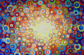 Original art for sale at UGallery.com | Kaleidoscope 2 by Natasha Tayles | $800 | acrylic painting | 24' h x 36' w | thumbnail 1