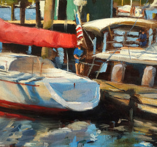 Newport Yacht by Jonelle Summerfield |  Context View of Artwork 