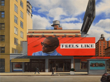 oil painting by Nick Savides titled Feels Like