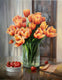 Original art for sale at UGallery.com | Tulips by Nikolay Rizhankov | $2,375 | oil painting | 28' h x 22' w | thumbnail 1