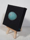 Original art for sale at UGallery.com | Kintsugi Egg, Turquoise by Jennifer Ross | $75 | mixed media artwork | 4' h x 4' w | thumbnail 2