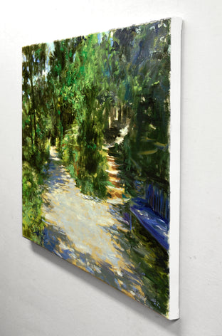 Lambertville Towpath by Onelio Marrero |  Side View of Artwork 