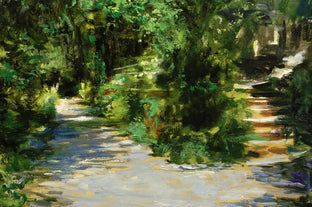 Lambertville Towpath by Onelio Marrero |   Closeup View of Artwork 