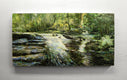 Original art for sale at UGallery.com | Rushing Streams by Onelio Marrero | $1,125 | oil painting | 16' h x 30' w | thumbnail 3