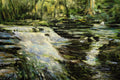 Original art for sale at UGallery.com | Rushing Streams by Onelio Marrero | $1,125 | oil painting | 16' h x 30' w | thumbnail 4