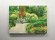 Original art for sale at UGallery.com | Sketching in the Garden by Onelio Marrero | $1,125 | oil painting | 18' h x 24' w | thumbnail 3