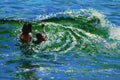 Original art for sale at UGallery.com | Timing the Waves by Onelio Marrero | $1,250 | oil painting | 24' h x 24' w | thumbnail 4