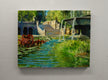 Original art for sale at UGallery.com | Under Bethesda Fountain by Onelio Marrero | $1,000 | oil painting | 16' h x 20' w | thumbnail 3