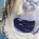 Original art for sale at UGallery.com | Oyster Shell I by Kristine Kainer | $1,400 | oil painting | 20' h x 20' w | thumbnail 1