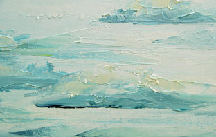 Ombre Horizon by Lisa Elley |   Closeup View of Artwork 