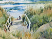 Original art for sale at UGallery.com | Pajaro Dunes Afternoon by Catherine McCargar | $650 | watercolor painting | 12' h x 16' w | thumbnail 4