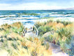 Original art for sale at UGallery.com | Pajaro Dunes Afternoon by Catherine McCargar | $650 | watercolor painting | 12' h x 16' w | thumbnail 1