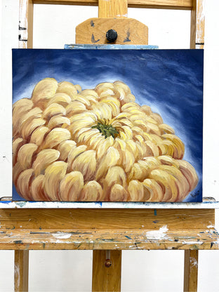 Golden Chrysanthemum by Pamela Hoke |  Context View of Artwork 