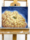 Original art for sale at UGallery.com | Golden Chrysanthemum by Pamela Hoke | $750 | oil painting | 18' h x 20' w | thumbnail 3