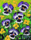 Original art for sale at UGallery.com | Precious Pansies by Lisa Elley | $325 | oil painting | 10' h x 8' w | thumbnail 1