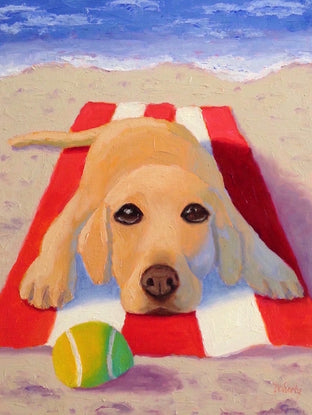 Lab at the Beach by Pat Doherty |  Artwork Main Image 