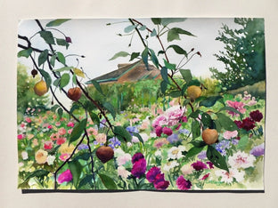 Pears and Blossoms at Giverny by Catherine McCargar |  Context View of Artwork 